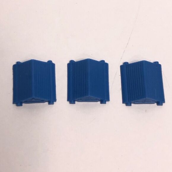 slider replacements for wheel of fortune letter board blue plastic piece 3 - Picture 1 of 5